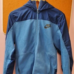 Nike full zip hooded sweatshirt